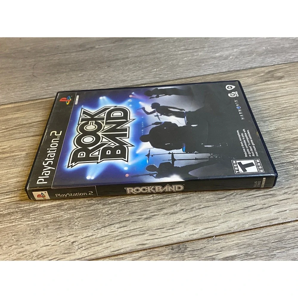 Rock Band Sony PlayStation 2 PS2 Music Rhythm Game‎ SLUS 21682 2007 NTSC U/C